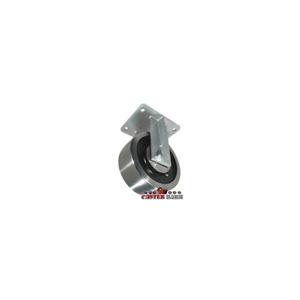 8"x3" Kingpinless Heavy Duty Rigid Caster, Forged Steel Wheel, 11,